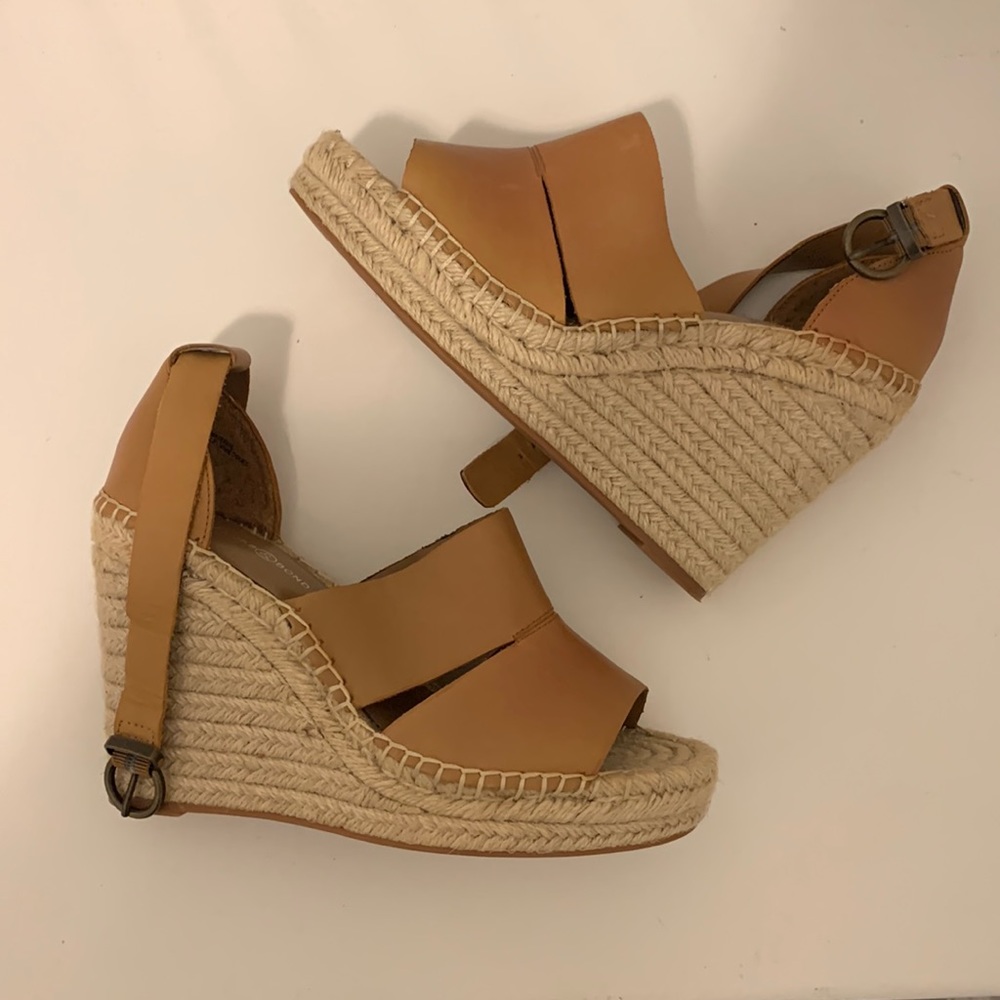 Treasure & Bond wedge brown heels size 7.5
